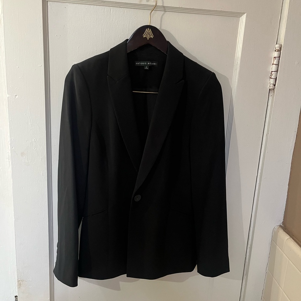 Antonio Melani Black Blazer for Men